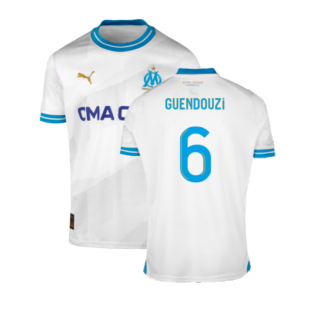 2023-2024 Marseille Home Shirt (Kids) (Guendouzi 6)