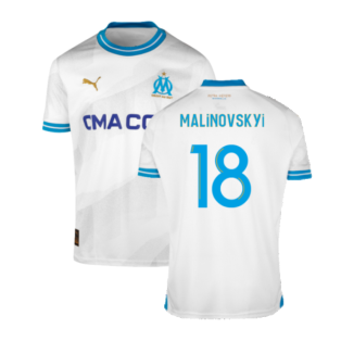 2023-2024 Marseille Home Shirt (Malinovskyi 18)