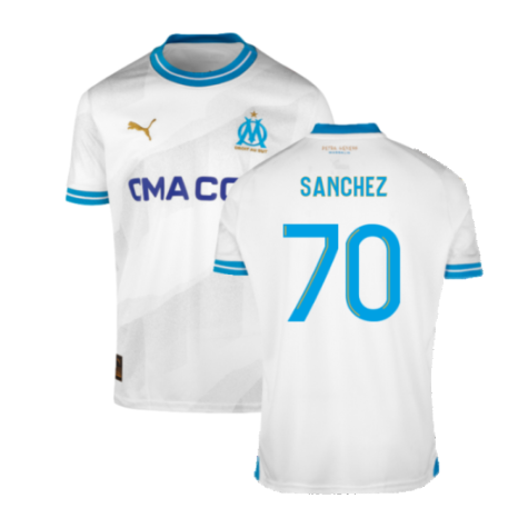 2023-2024 Marseille Home Shirt (Sanchez 70)
