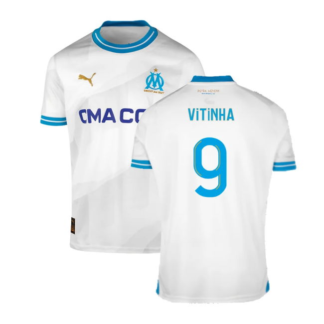 2023-2024 Marseille Home Shirt (Vitinha 9)