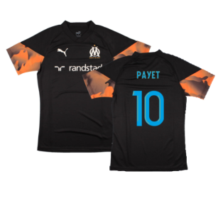 2023-2024 Marseille Training Jersey (Black) (Payet 10)