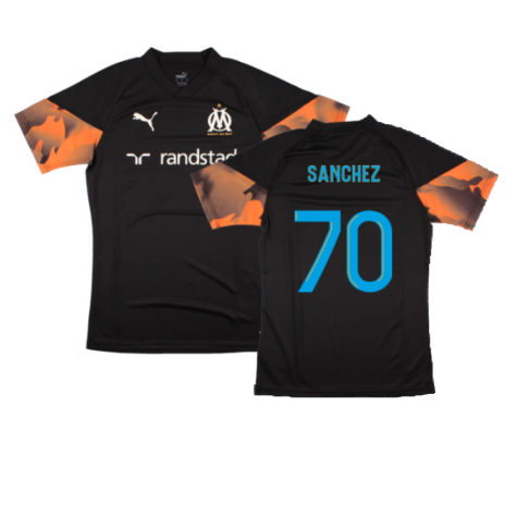 2023-2024 Marseille Training Jersey (Black) (Sanchez 70)