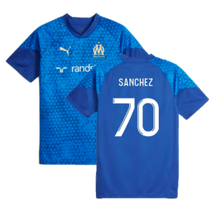 2023-2024 Marseille Training Jersey (Blue) (Sanchez 70)
