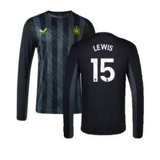 2023-2024 Newcastle Coaches Training Long Sleeve Tee (Black) (Lewis 15)