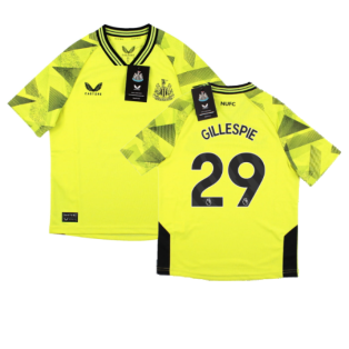 2023-2024 Newcastle Home Goalkeeper Shirt (Yellow) - Kids (GILLESPIE 29)
