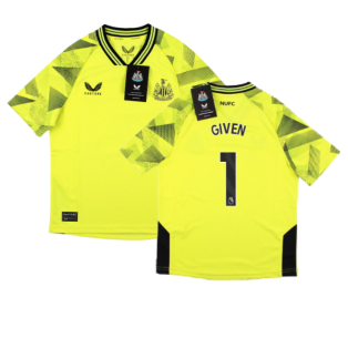 2023-2024 Newcastle Home Goalkeeper Shirt (Yellow) - Kids (GIVEN 1)