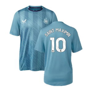2023-2024 Newcastle Players Training Tee (Bluestone) - Kids (Saint Maximin 10)