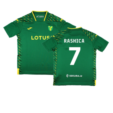 2023-2024 Norwich City Away Shirt (Kids) (Rashica 7)