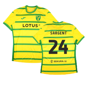 2023-2024 Norwich City Home Shirt (Sargent 24)