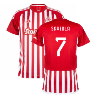 2023-2024 Olympiakos Home Shirt (Saviola 7)