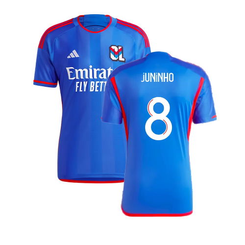 2023-2024 Olympique Lyon Away Shirt (Juninho 8) 2023-2024 Olympique Lyon Away Shirt (Juninho 8)