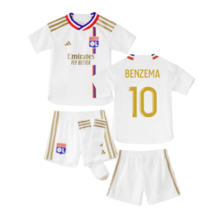 2023-2024 Olympique Lyon Home Mini Kit (Benzema 10)