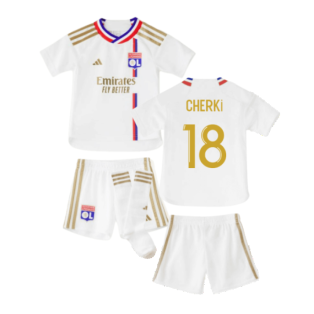 2023-2024 Olympique Lyon Home Mini Kit (Cherki 18)