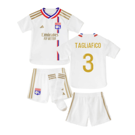 2023-2024 Olympique Lyon Home Mini Kit (Tagliafico 3)