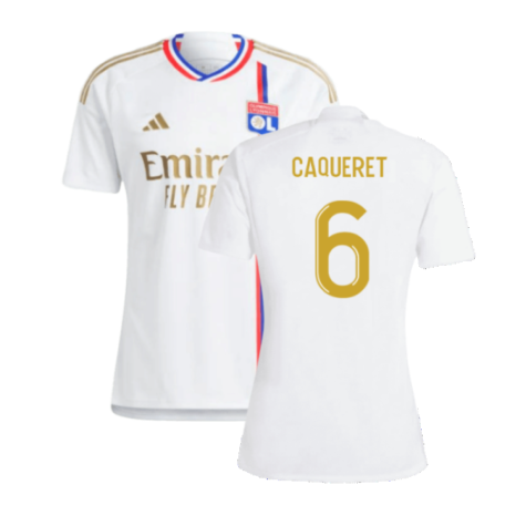2023-2024 Olympique Lyon Home Shirt (Caqueret 6)