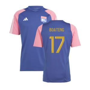 2023-2024 Olympique Lyon Training Jersey (Navy) (Boateng 17)