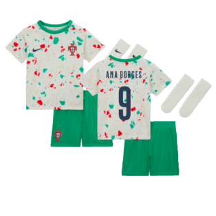 2023-2024 Portugal Away Infants Baby Kit (Ana Borges 9)