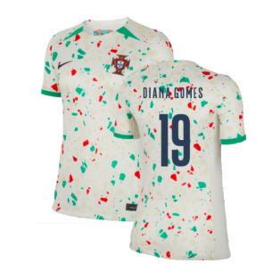 2023-2024 Portugal Away Shirt (Ladies) (Diana Gomes 19)
