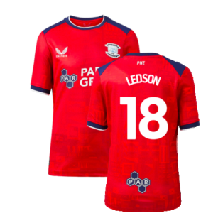 2023-2024 Preston North End Away Shirt (Kids) (Ledson 18)