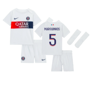 2023-2024 PSG Away Baby Kit (Marquinhos 5)