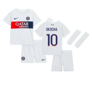 2023-2024 PSG Away Baby Kit (Okocha 10)