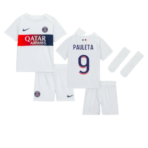 2023-2024 PSG Away Baby Kit (Pauleta 9)