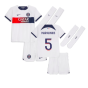 2023-2024 PSG Away Little Boys Mini Kit (Marquinhos 5)