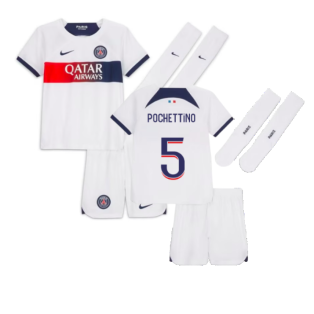 2023-2024 PSG Away Little Boys Mini Kit (Pochettino 5)