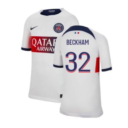 2023-2024 PSG Away Shirt (Kids) (Beckham 32)