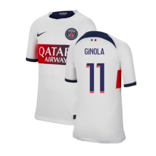 2023-2024 PSG Away Shirt (Kids) (Ginola 11)