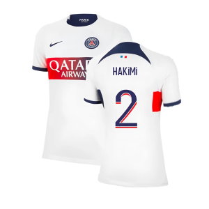 2023-2024 PSG Away Shirt (Womens) (Hakimi 2)