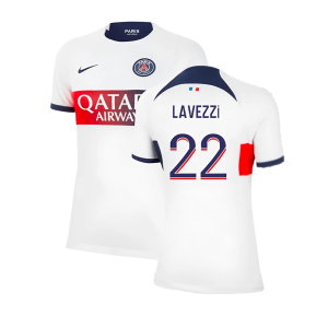 2023-2024 PSG Away Shirt (Womens) (Lavezzi 22)
