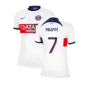 2023-2024 PSG Away Shirt (Womens) (Mbappe 7)