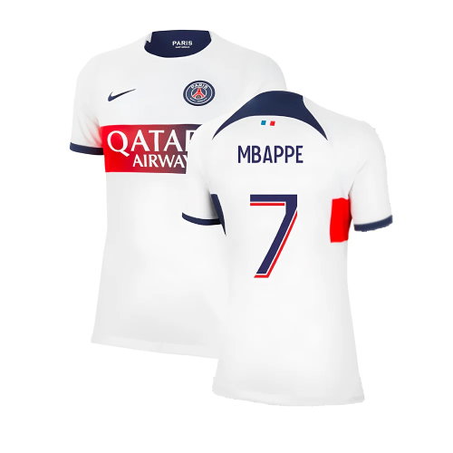 2023-2024 PSG Away Shirt (Womens) (Mbappe 7)