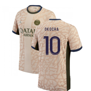 2023-2024 PSG Fourth Vapor Football Shirt (Okocha 10)