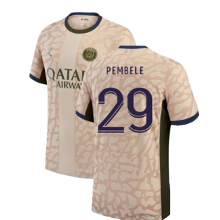 2023-2024 PSG Fourth Vapor Football Shirt (Pembele 29)