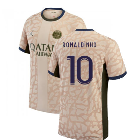 2023-2024 PSG Fourth Vapor Football Shirt (Ronaldinho 10)