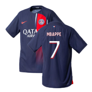 2023-2024 PSG Home Match Authentic Shirt (Mbappe 7)