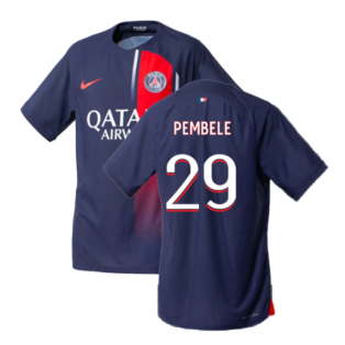 2023-2024 PSG Home Match Authentic Shirt (Pembele 29)