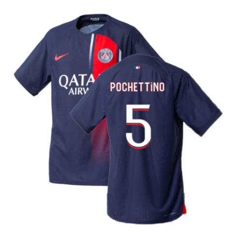 2023-2024 PSG Home Match Authentic Shirt (Pochettino 5)