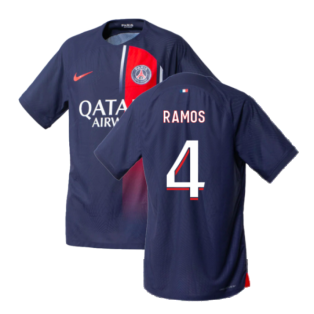 2023-2024 PSG Home Match Authentic Shirt (Sergio Ramos 4)
