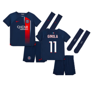 2023-2024 PSG Home Mini-Kit (Ginola 11)