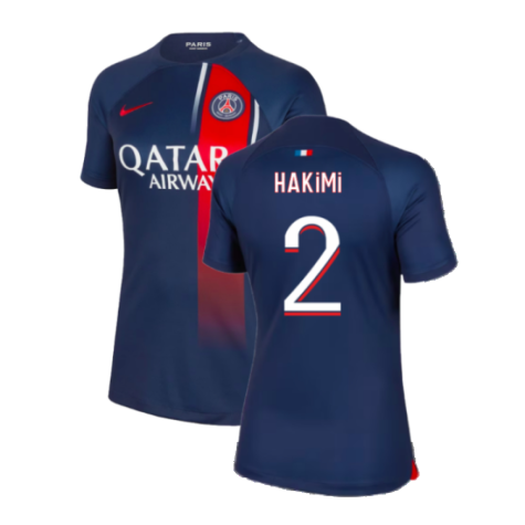 2023-2024 PSG Home Shirt (Ladies) (Hakimi 2)