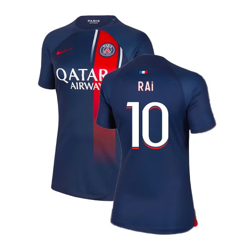 2023-2024 PSG Home Shirt (Ladies) (Rai 10) 2023-2024 PSG Home Shirt (Ladies) (Rai 10)