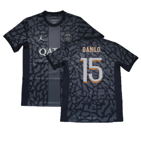 2023-2024 PSG Paris Saint Germain Third Shirt (Danilo 15)