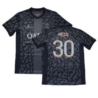 2023-2024 PSG Paris Saint Germain Third Shirt (Messi 30)
