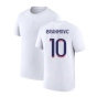 2023-2024 PSG Premium Essentials T-shirt (White) (Ibrahimovic 10)