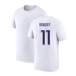 2023-2024 PSG Premium Essentials T-shirt (White) (Robert 11)