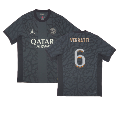 2023-2024 PSG Third Authentic Players Shirt (Verratti 6)