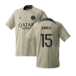 2023-2024 PSG Training Shirt (Stone) (Danilo 15)